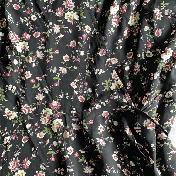 Flower Wrap Dress - Picture 2 of 5